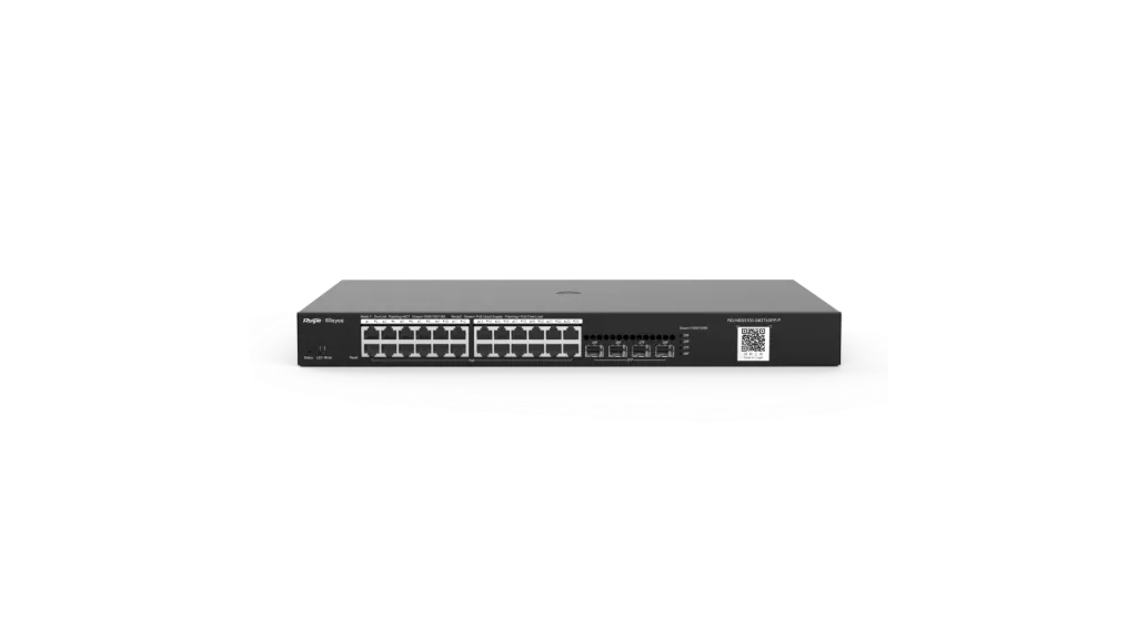 [NBS3100-24GT4S-P] 24-PORT GIGA L2 MANAGED POE SWITCH  STEEL CASE