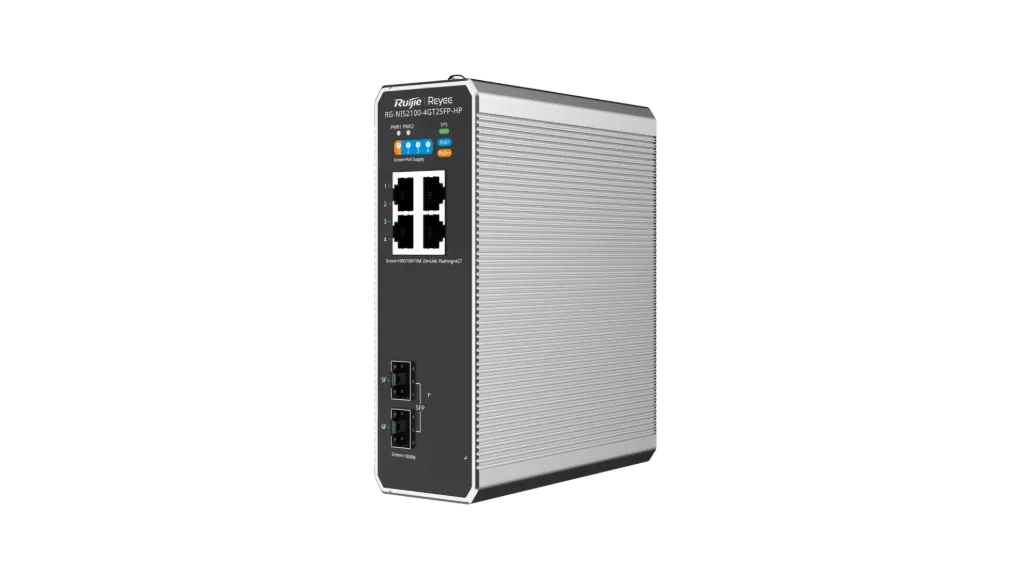 SWITCH POE INDUSTRIEL 4 RJ45 2 SFP L2