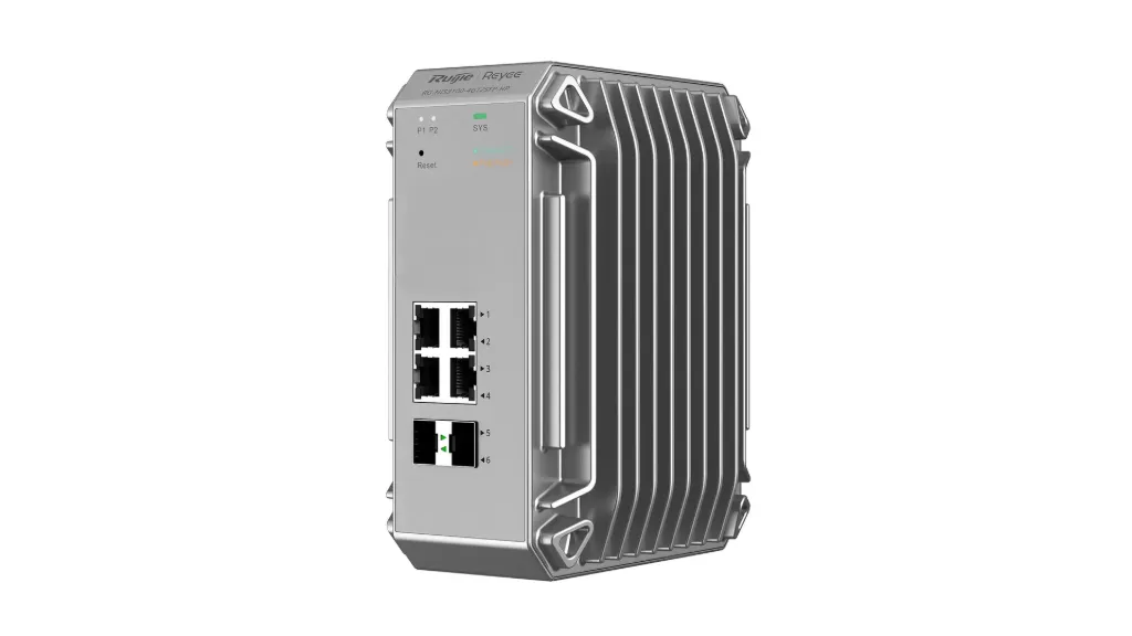 L2 INDUSTRIAL MANAGED SWITCH 4 RJ45  POE+ / 2 SFP