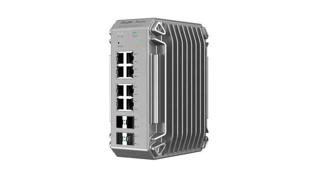 L2 INDUSTRIAL MANAGED SWITCH 8 RJ45  POE+ / 4 SFP