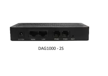 [DAG1000-2S] Passerelle Dinstar DAG1000-2S