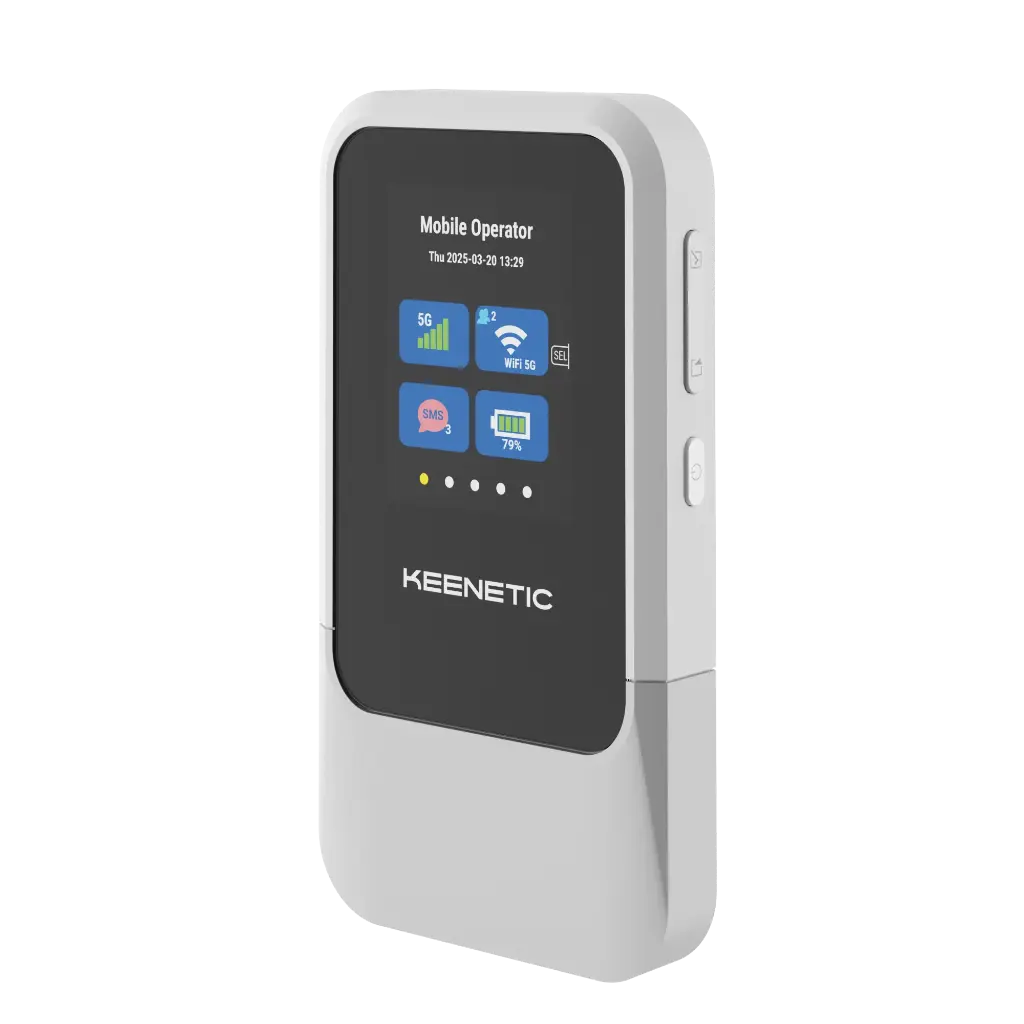 [KN-5210-01-EU] Keenetic Roamer 5G W-Fi 6 5G Modem Router